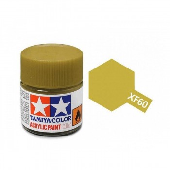 TAMIYA XF-60 DARK YELLOW - ACRYLIC PAINT MINI (FLAT) 10ML